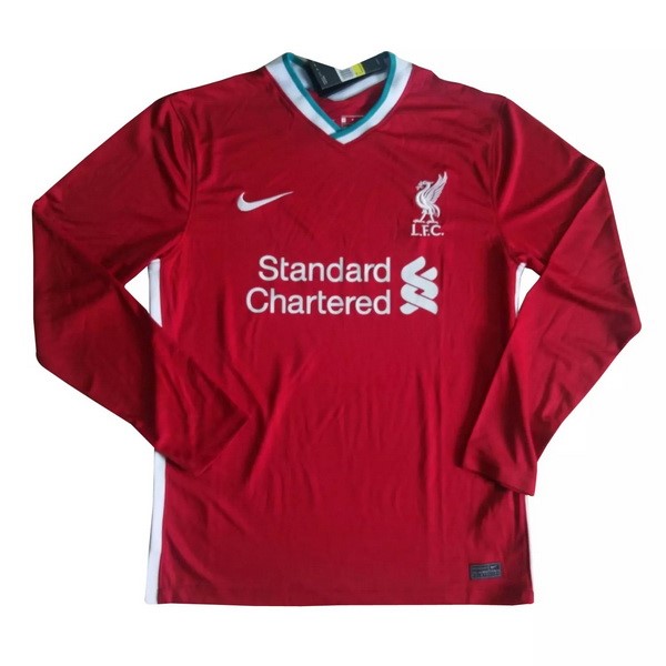 Tailandia Camiseta Liverpool 1ª ML 2020-2021 Rojo